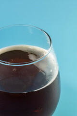 glass of dark beer