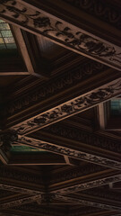 Ornate Wooden Ceiling Architecture