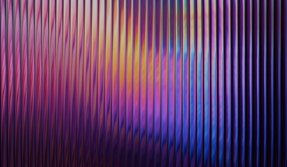 Vibrant purple fractal gradient with smooth distortion texture, iridescent glass ripple background,...