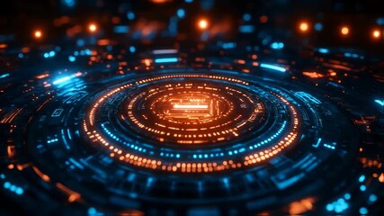 futuristic digital technology interface - Powered by Adobe