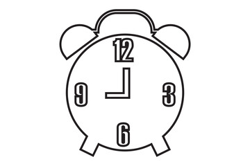 alarm clock icon, Time alarm clock icon design.