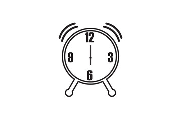 alarm clock icon, Time alarm clock icon design.