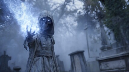 Mysterious figure magic