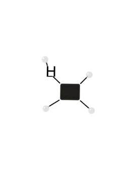 3D image of Estrone methyl ether skeletal formula - molecular chemical structure of  estrone 3-methyl ether isolated on white background