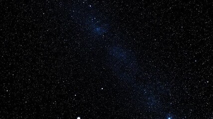 A seamlessly looping video showing a deep space starfield with countless stars gently twinkling and drifting mesmerizing, light, space