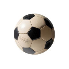 Fototapeta premium Classic Black and White Soccer Ball Isolated