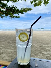 cocktail on the beach