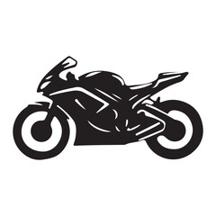 Motorcycles vector illustration on a white background.Simple design,perfect for various uses.