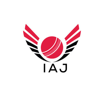 IAJ Cricket Company logo. IAJ Tournament and Team logo design and business. IAJ Branding Design best icon.
