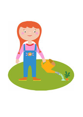 Girl gardener character.ai
