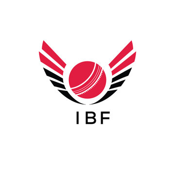IBF Cricket Company logo. IBF Tournament and Team logo design and business. IBF Branding Design best icon.
