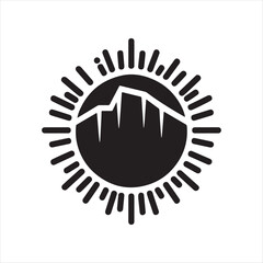 lot sensor vector silhouette clip art logo design concept  illustration