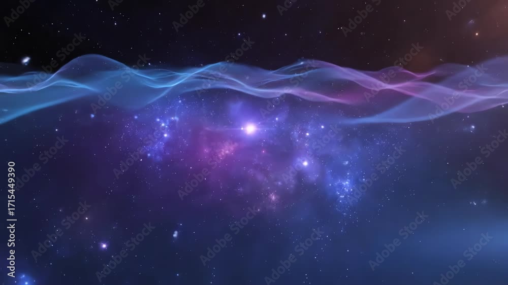 Canvas Prints cosmic energy field rippling and pulsing gently in a captivating, seamlessly looping video cosmic, c