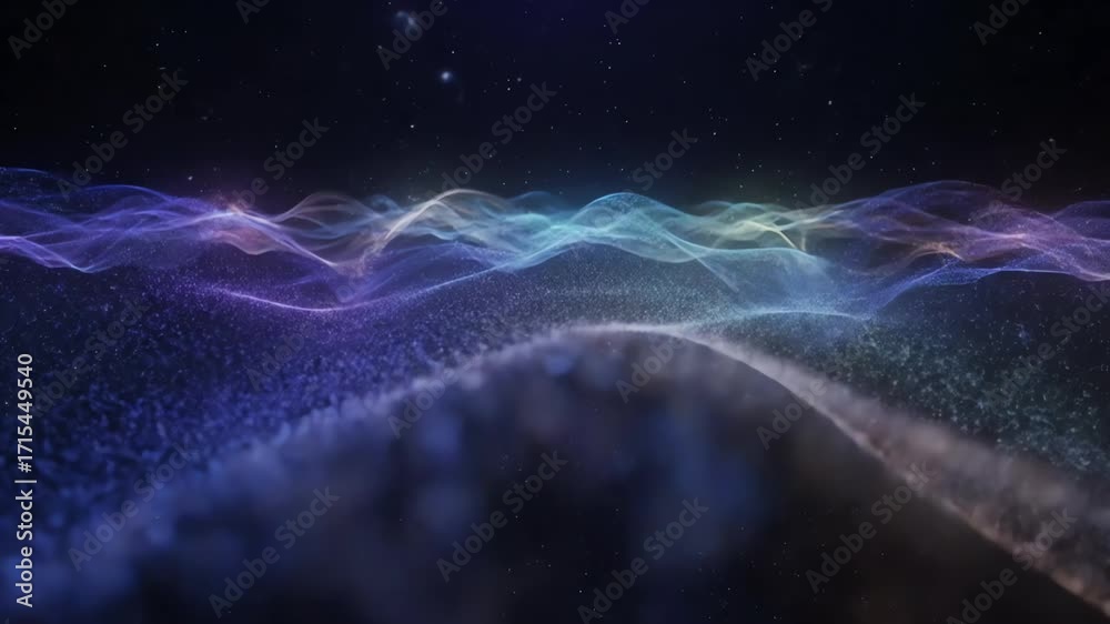 Canvas Prints cosmic energy field rippling and pulsing gently in a captivating, seamlessly looping video vibrant, 