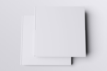 Book With Label Mockup