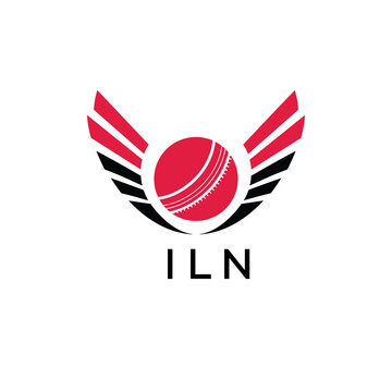 ILN Cricket Company logo. ILN Tournament and Team logo design and business. ILN Branding Design best icon.
