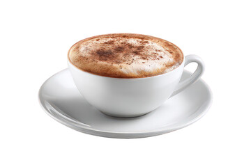 White Coffee Cup with Frothy Milk