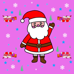 santa claus with gifts