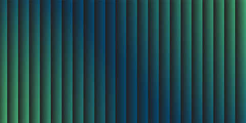 Obraz premium Futuristic neon texture with vibrant shades of blue green gradients and bright smooth fluted vertical lines. Bold dynamic design blending smooth tones and radiant colors for modern visual art project