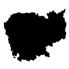 map of Cambodia 