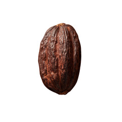 Rich Cocoa Pod: A close-up view of a raw cocoa pod, revealing its textured, dark brown surface, promising the essence of delectable chocolate.
