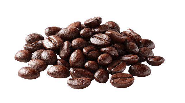 Pile Of Roasted Coffee Beans - Powered by Adobe
