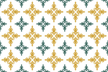 Damask seamless pattern, seamless vector pattern, geometric pattern, motif, background, decorative pattern, wallpaper, art ornament, fabric, vintage.
