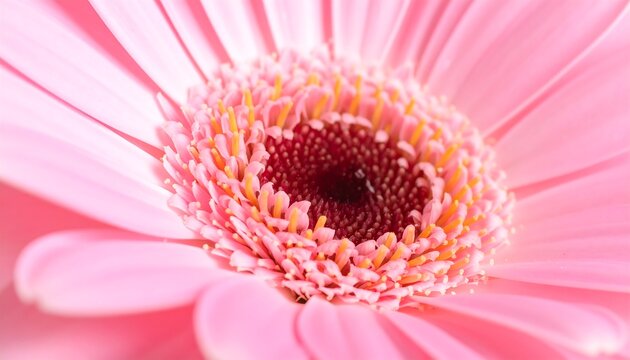 Close-up pink gerbera - Powered by Adobe