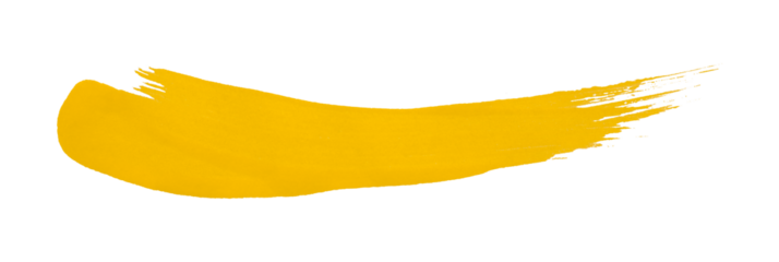 yellow watercolor background. Artistic hand paint. Isolated on transparent background.