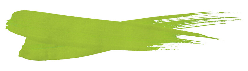 green watercolor background. Artistic hand paint. Isolated on transparent background.