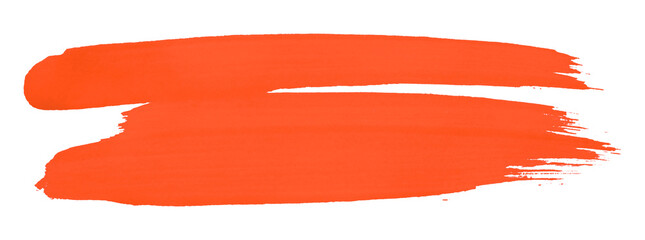 Obraz premium red watercolor background. Artistic hand paint. Isolated on transparent background.