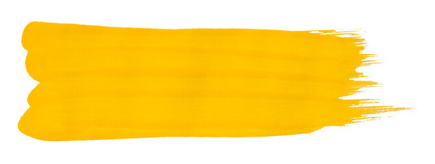 Abstract yellow watercolor background. Hand drawn artistic style. Isolated on transparent background.