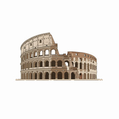 Vector Minimalist Geometric SVG Icon Set with Symmetrical Circular Shapes and Bright Colors in Flat Design Style