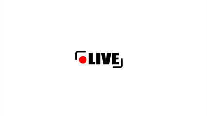live streaming symbol red design transparent template. live broadcast, blog, television, shows, live performances, news and various video content.