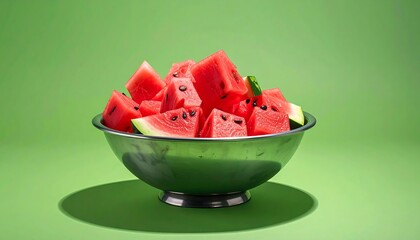 Summertime watermelon delight in a bowl