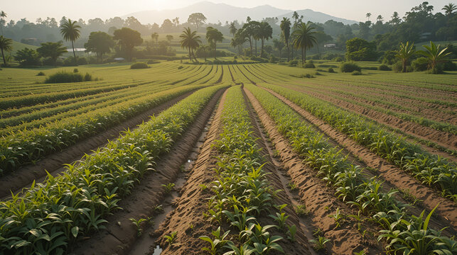 Agricultural Development in the Gitega Province of Burundi where inter-cropping is used as a resilience farming strategy