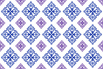 Damask seamless pattern, seamless vector pattern, geometric pattern, motif, background, decorative pattern, wallpaper, art ornament, fabric, vintage.
