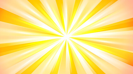 Obraz premium Radiant Sunburst: Yellow and Orange Light Rays Background