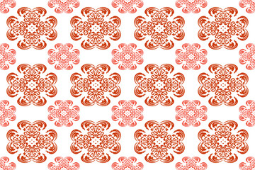 Damask seamless pattern, seamless vector pattern, geometric pattern, motif, background, decorative pattern, wallpaper, art ornament, fabric, vintage.
