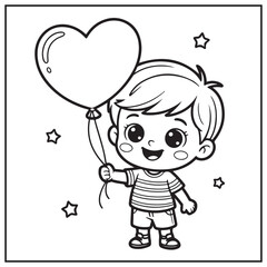 Chibi Boy Coloring Pages