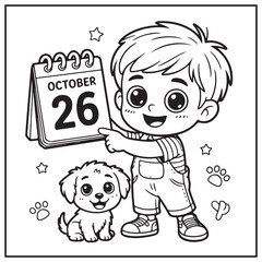 Chibi Boy Coloring Pages