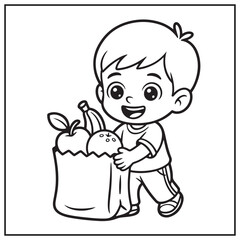 Chibi Boy Coloring Pages
