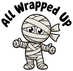 Halloween mummy, cartoon, illustration, vector, boy, child, halloween, character, zombie, drawing, fun, art, monster, funny, comic, people, design, face, creepy, horror, kid