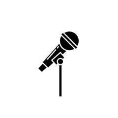 microphone on a white background