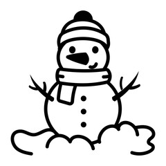 A doodle style icon showing cap
