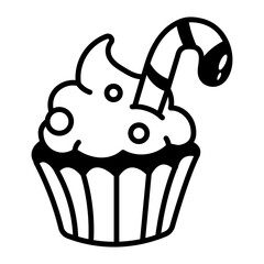 A doodle style icon showing cap
