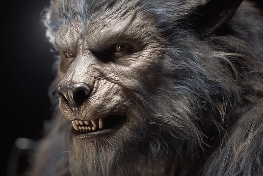 Werewolf Transformation Scene &ndash; Professional Creature Prosthetics with Ultra-Detailed Fur, Authentic Anatomy and Cinematic Hollywood Horror Effects