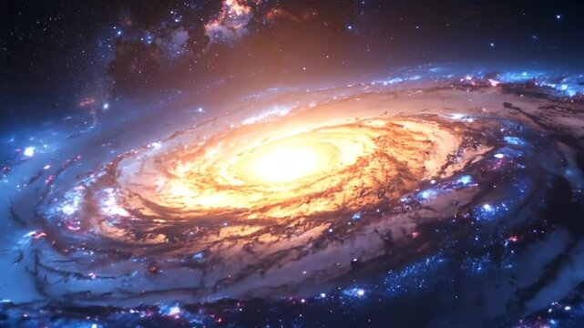 Majestic Spiral Galaxy: Cosmic Beauty and Wonder