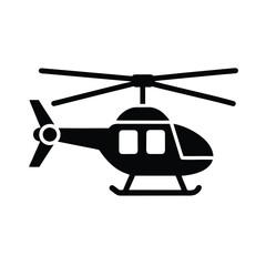 Helicopter Icon Vector Illustration