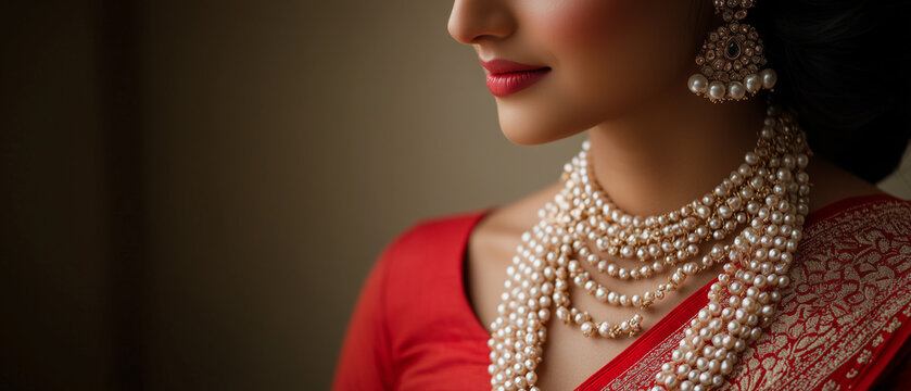  The portrait captures a serene and contemplative moment